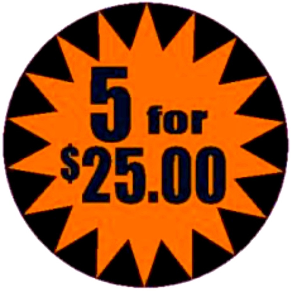 Closet Clearance 5 for $25